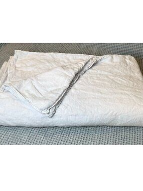 Brooklinen Linen Duvet Cover King Cal King Haze Muted Lavender Grey Pink Boho